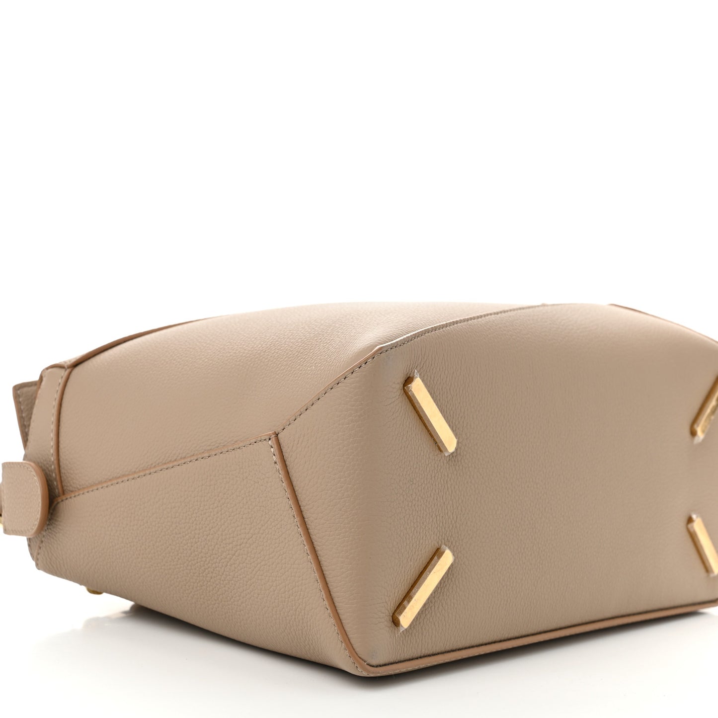 Soft Grained Calfskin Medium Puzzle Edge Bag Sand