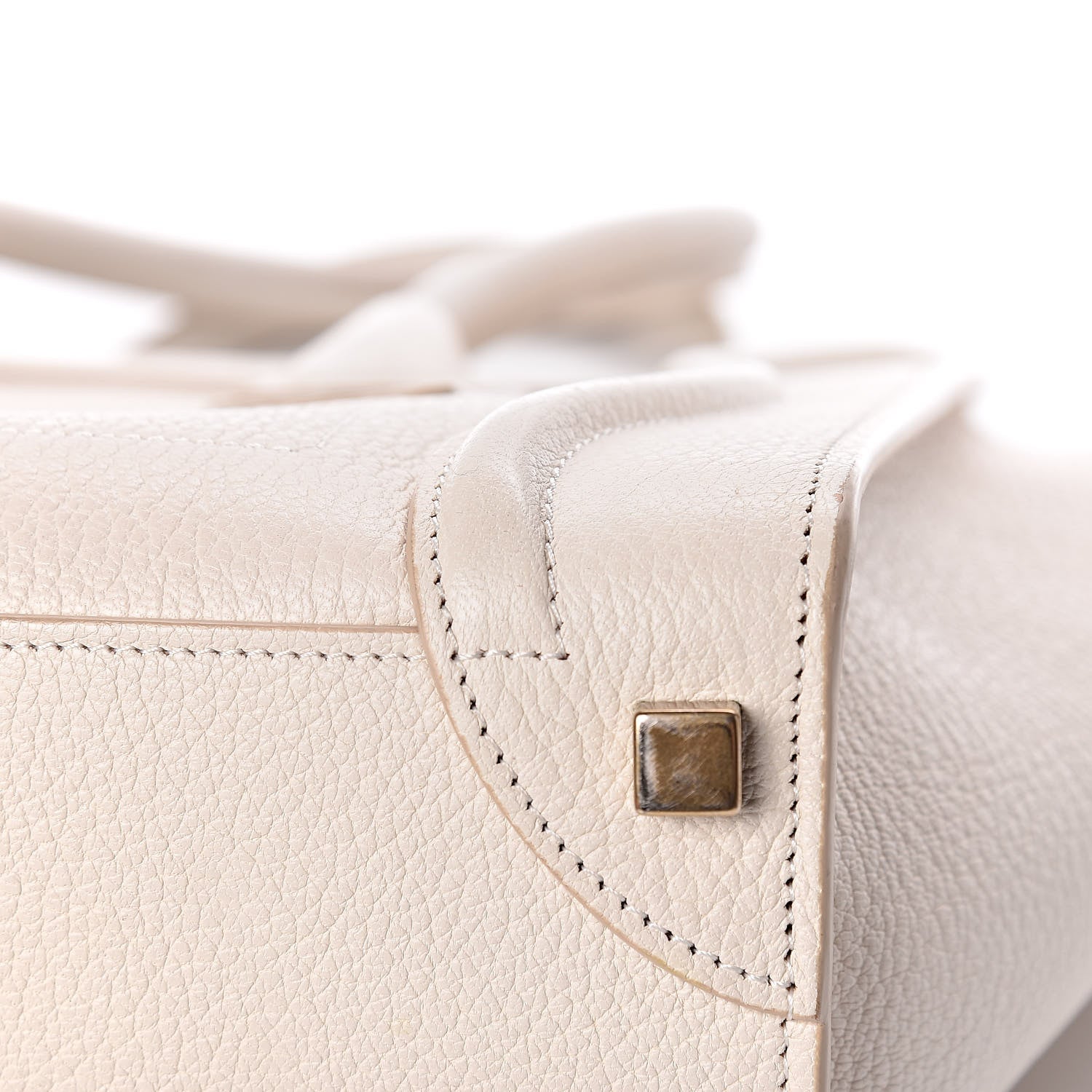Celine Goatskin Micro Luggage White 18 of 22