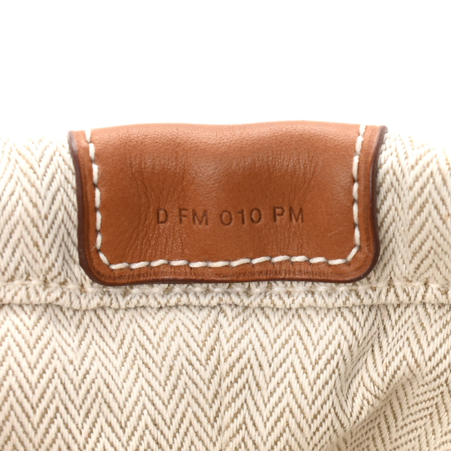 Hermes Canvas Barenia Fourbi 20 PM Pouch Naturel Fauve 7 of 11