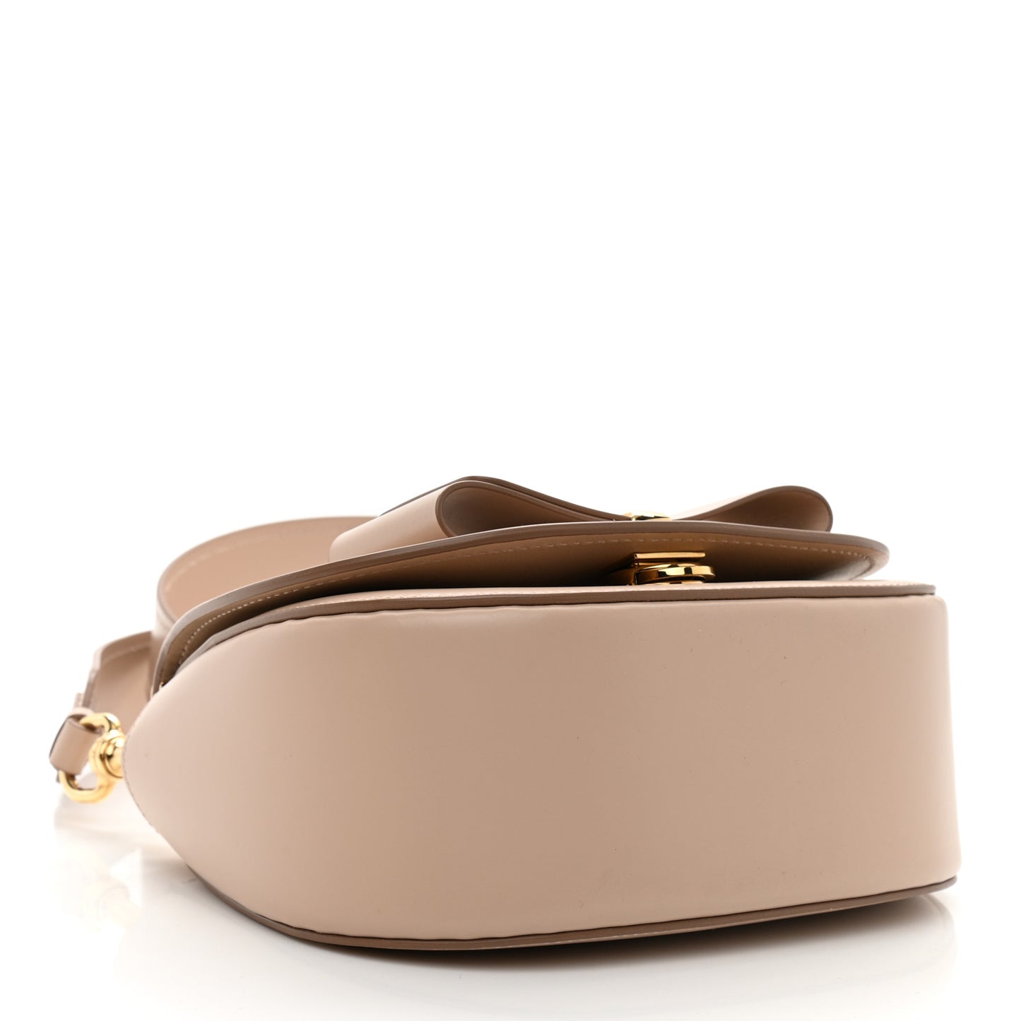 Smooth Calfskin Small Anna Shoulder Bag New Bisque