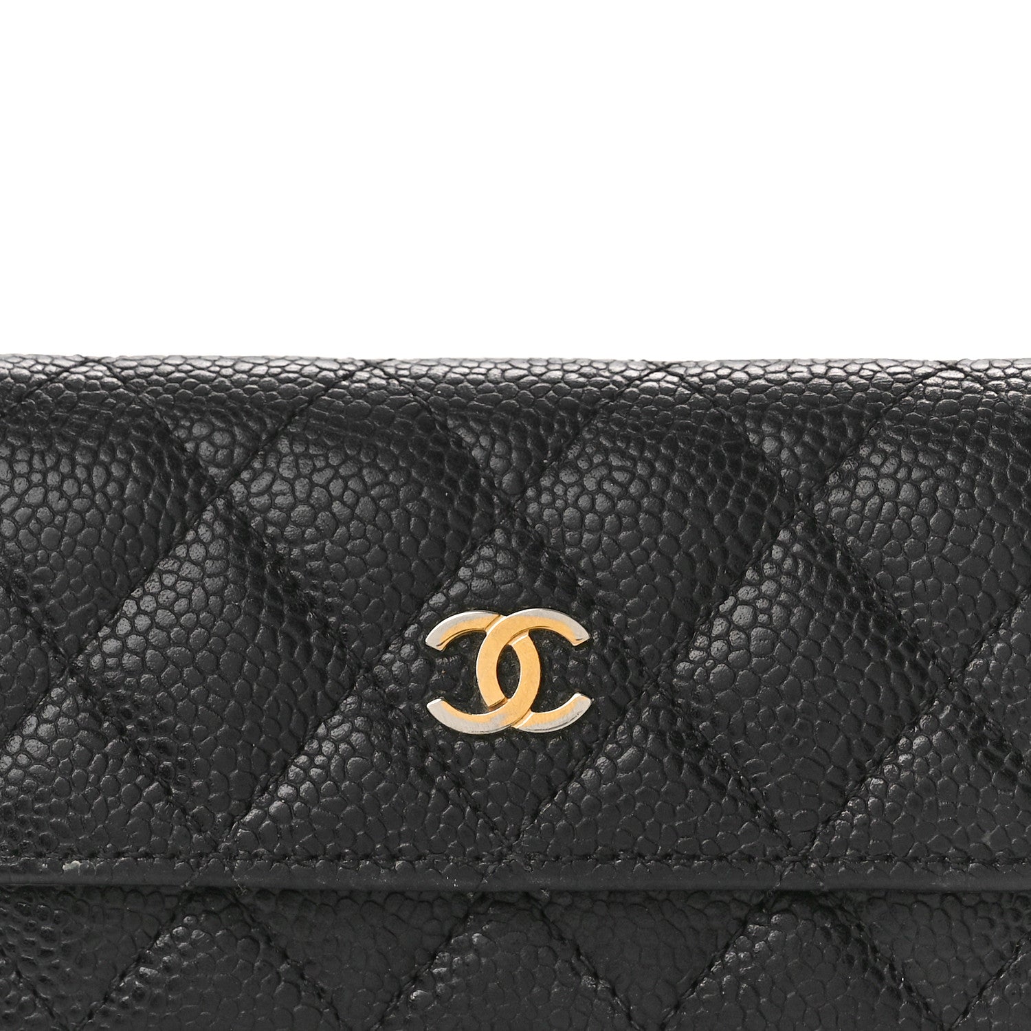 Chanel Caviar Quilted Flap Card Holder Black 7 of 7