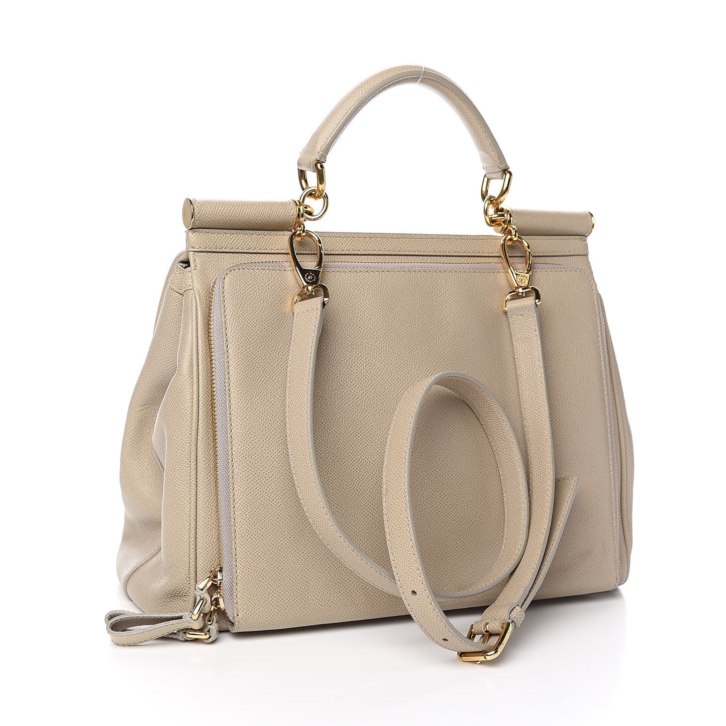 Dauphine Large Miss Sicily Satchel Taupe