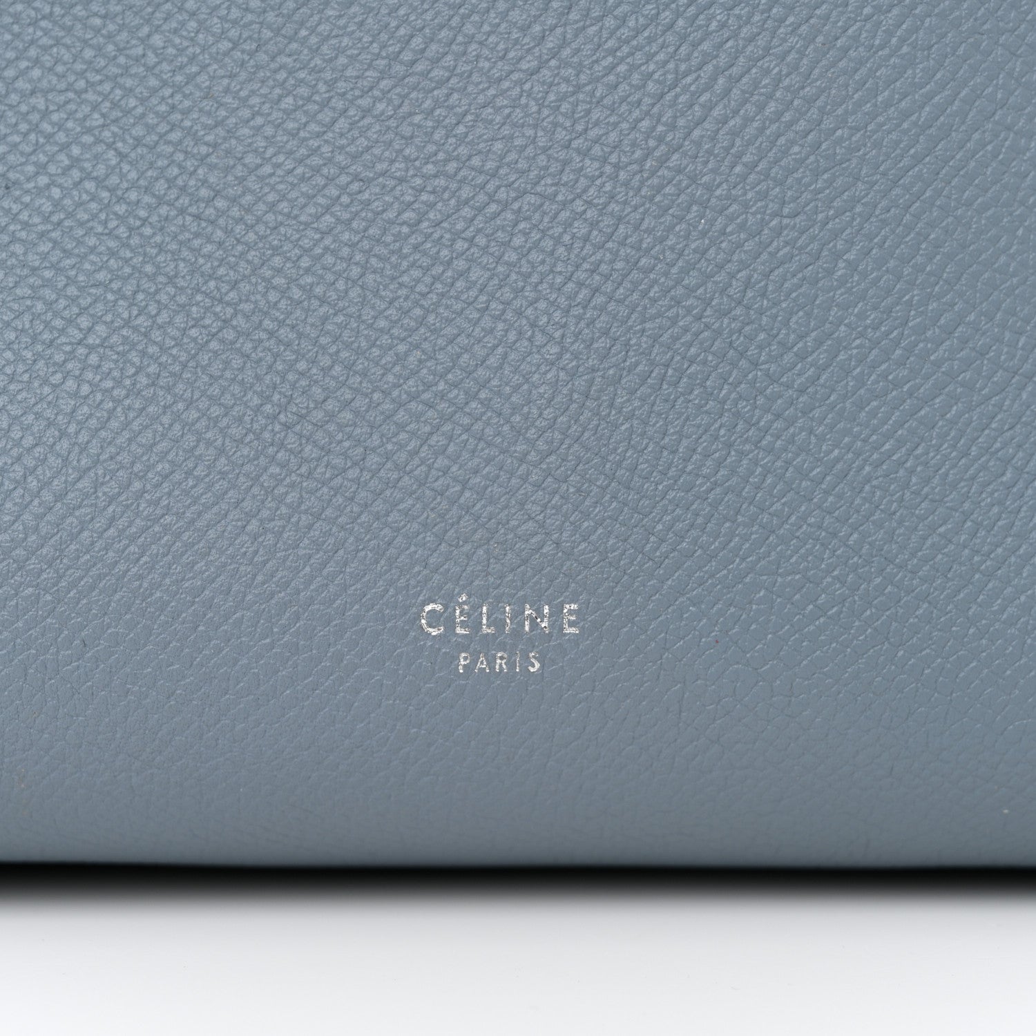 Celine Grained Calfskin Micro Belt Bag Washed Blue 6 of 11