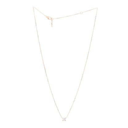 Cartier 18K Pink Gold Diamond .30ct C De Cartier Pendant Necklace 3 of 6