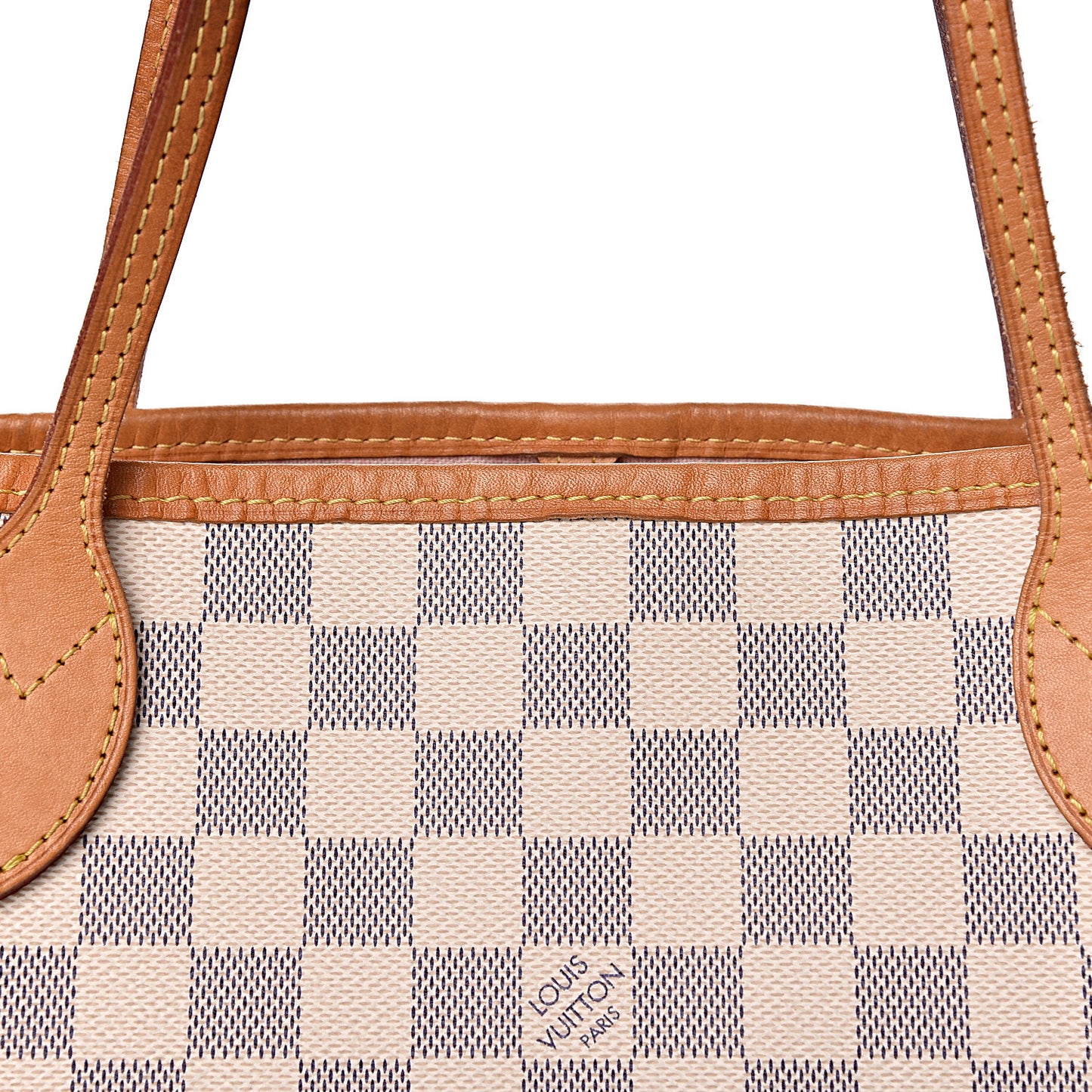 Damier Azur Neo Neverfull MM Rose Ballerine