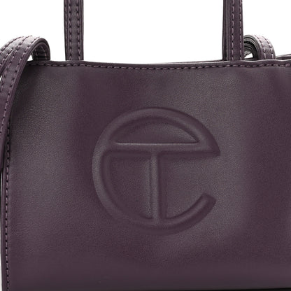 Telfar Vegan Leather Small Shopping Bag Eggplant 8 of 9