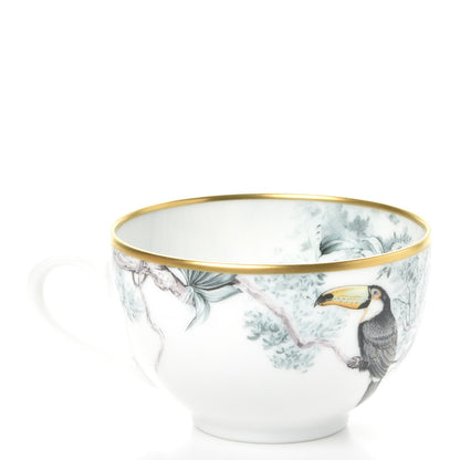 Hermes Porcelain Carnets d'Equateur Tea Cup and Saucer 5 of 11