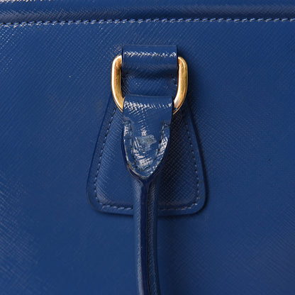 Prada Saffiano Vernice Shopping Tote Azzurro 8 of 26