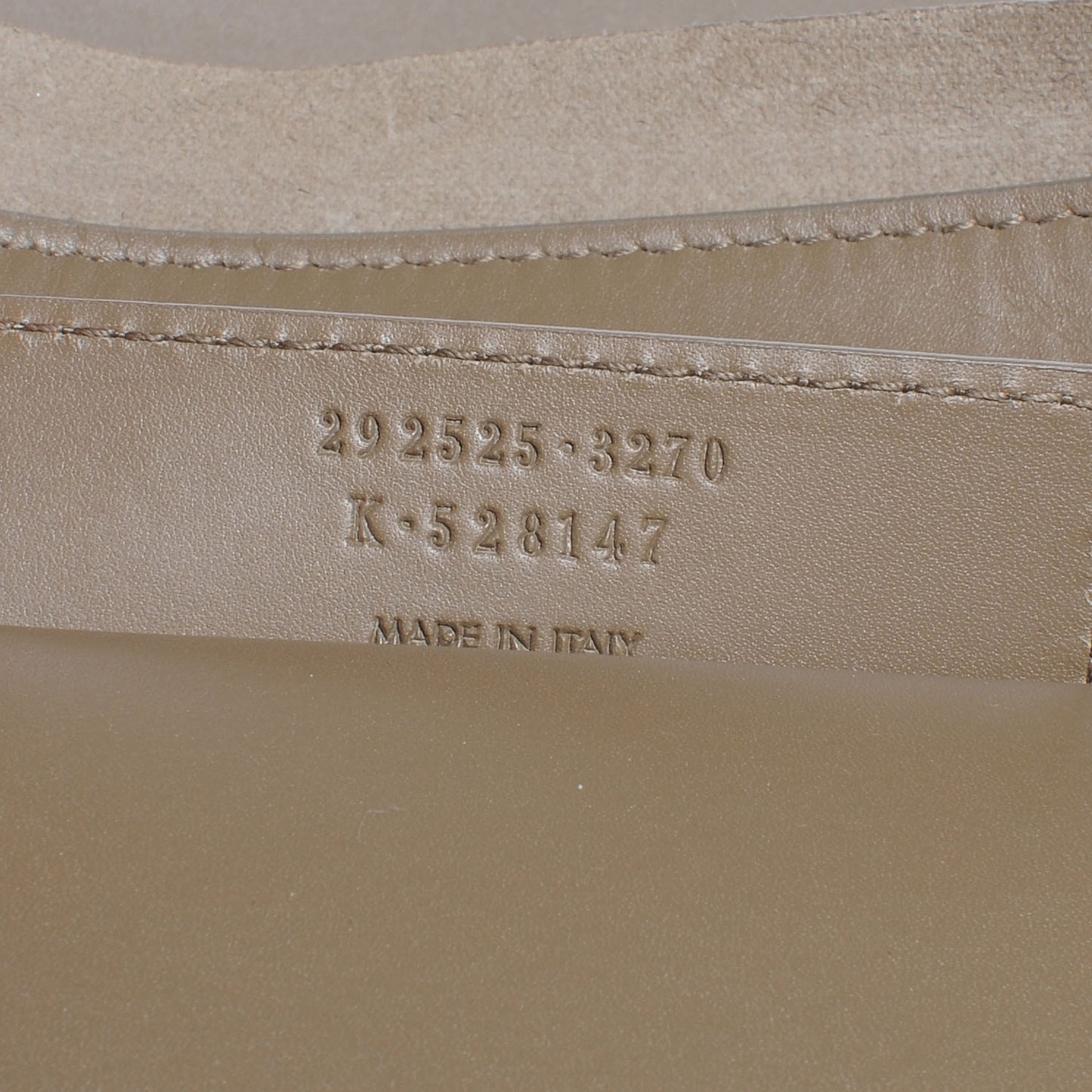 Calfskin Pocket Tote M Khaki and Black