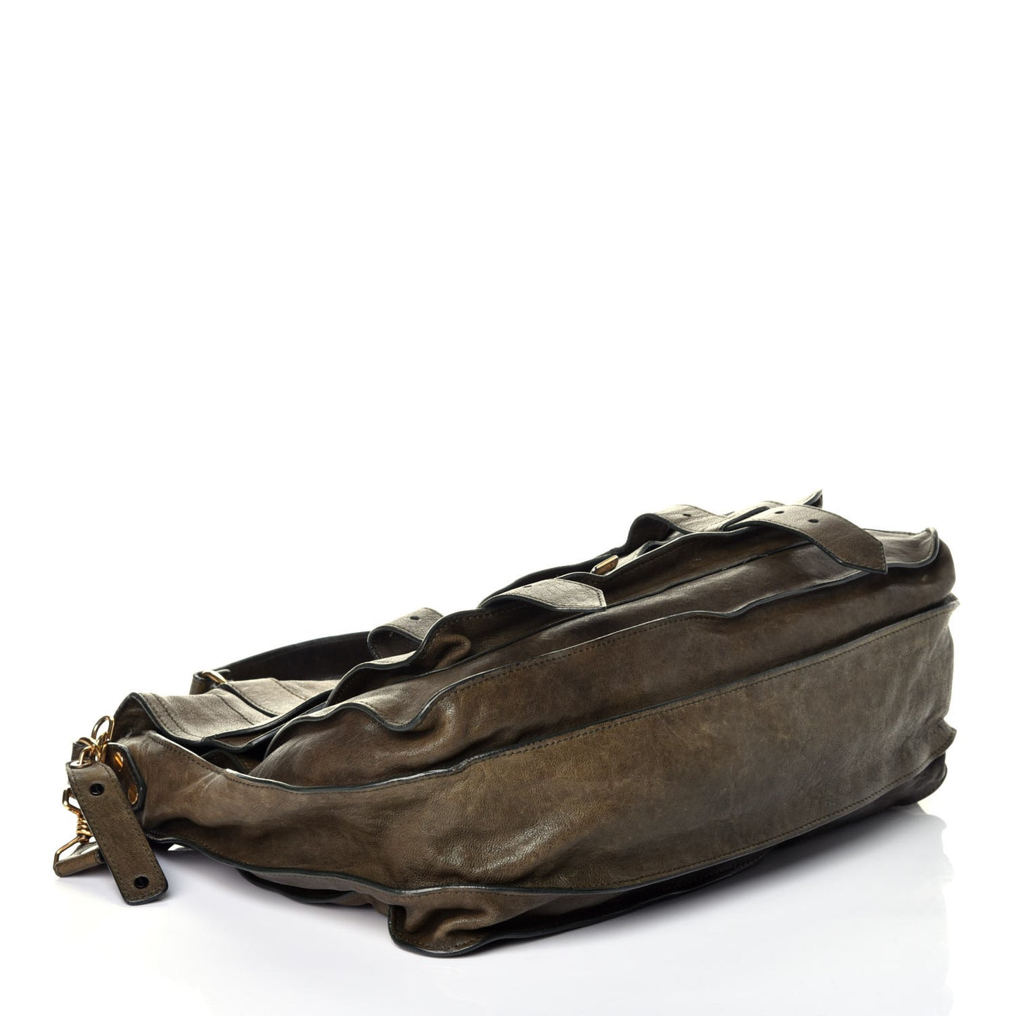 Lambskin PS1 Medium Satchel Military