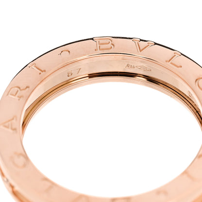 Bulgari 18K Rose Gold B.Zero1 One-Band Ring 57 8 4 of 7