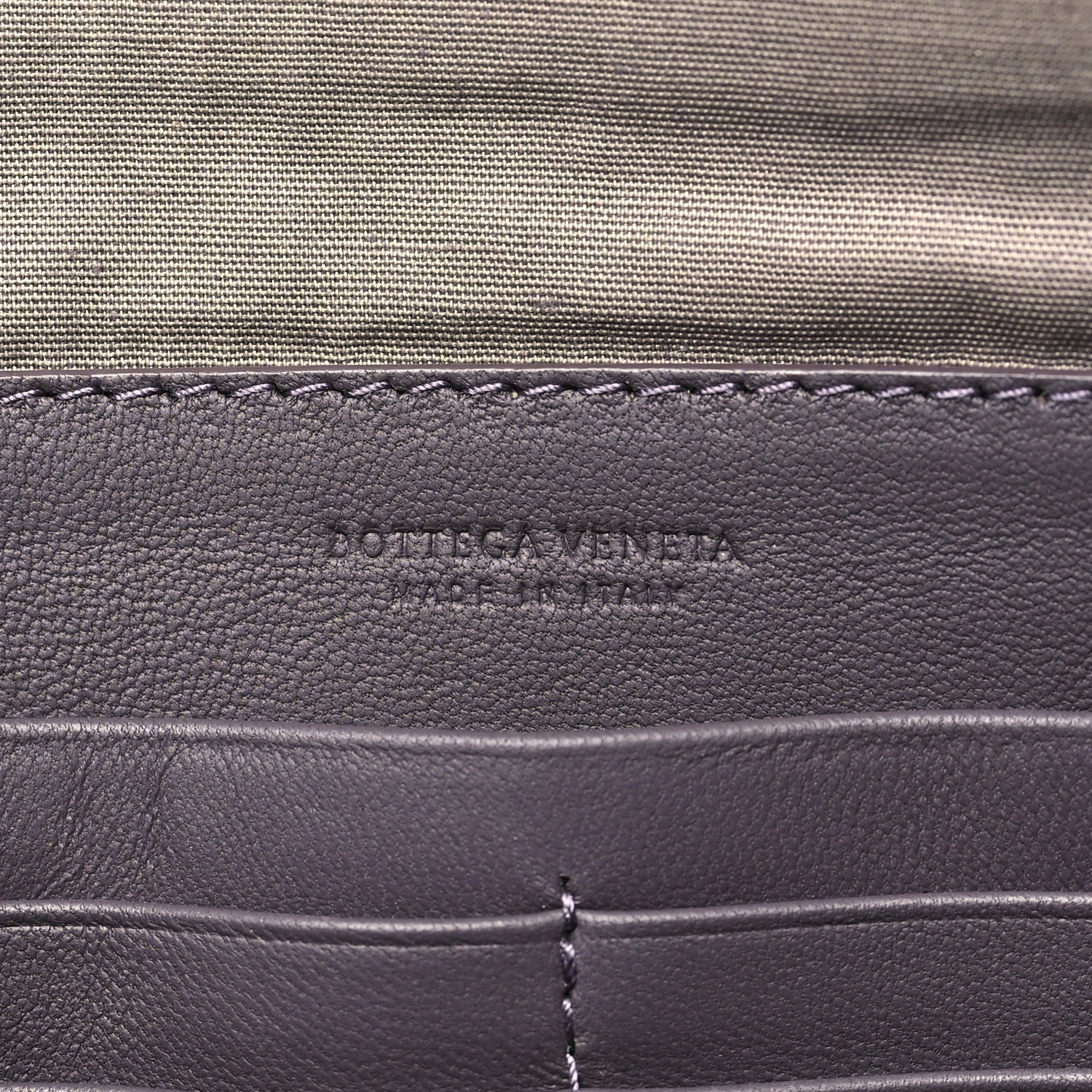 Bottega Veneta Nappa Intrecciato Large Flat Zip Biletto Pouch Quetsche 6 of 8