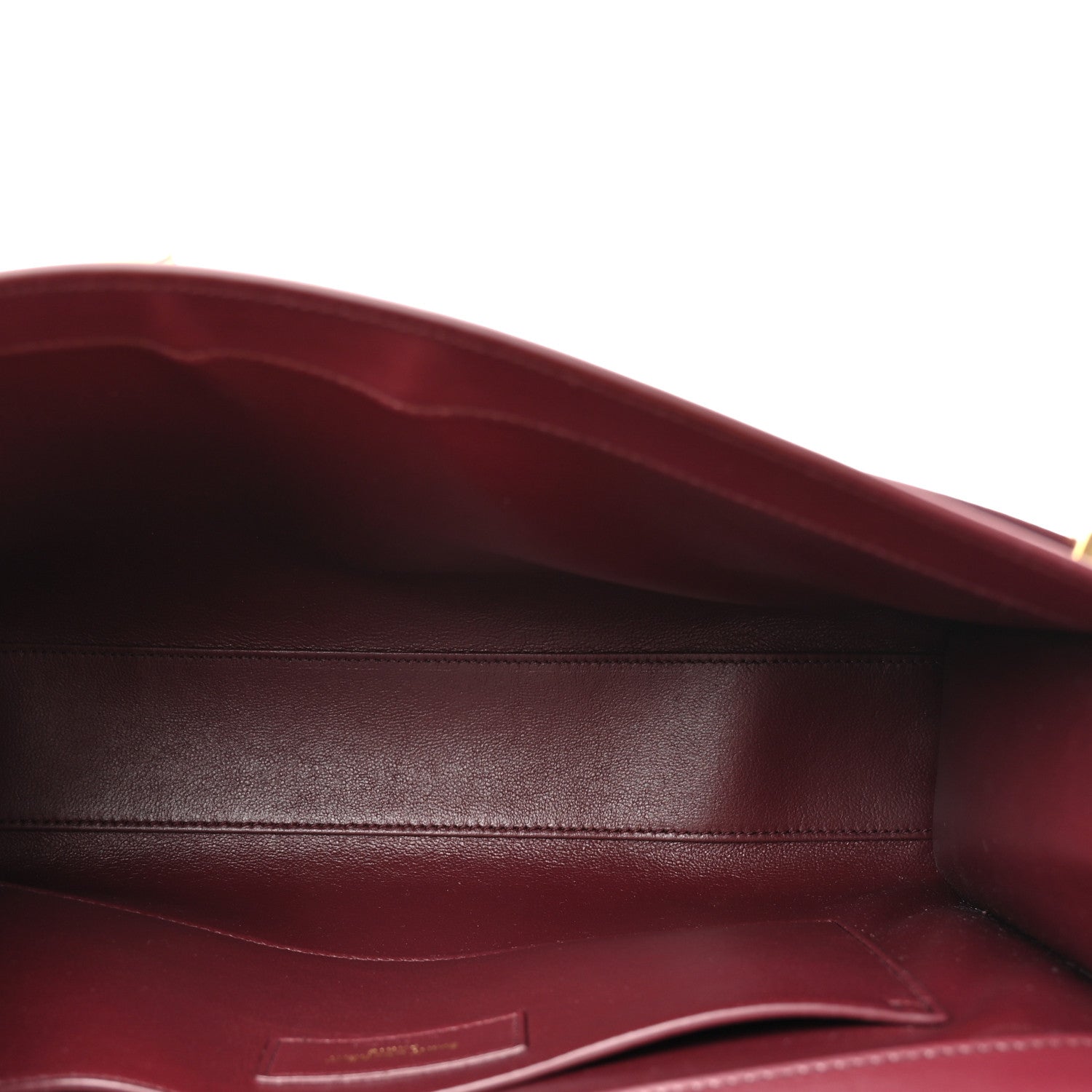 Saint Laurent Smooth Calfskin Manhattan Shoulder Bag Rouge Legion 5 of 13