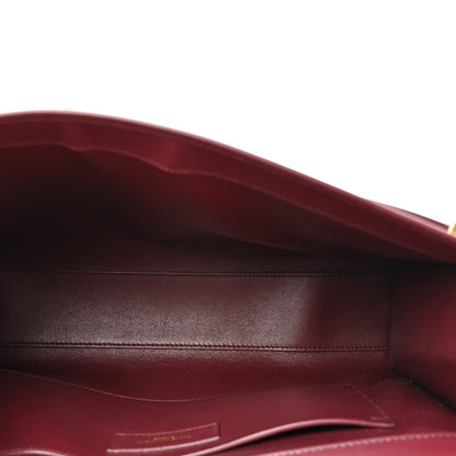 Saint Laurent Smooth Calfskin Manhattan Shoulder Bag Rouge Legion 5 of 13