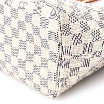 Louis Vuitton Damier Azur Neo Neverfull MM Rose Ballerine 12 of 13