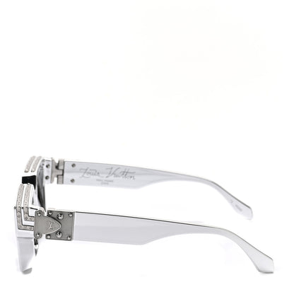 Louis Vuitton Acetate 1.1 Millionaires Z1401W Sunglasses Silver 3 of 7
