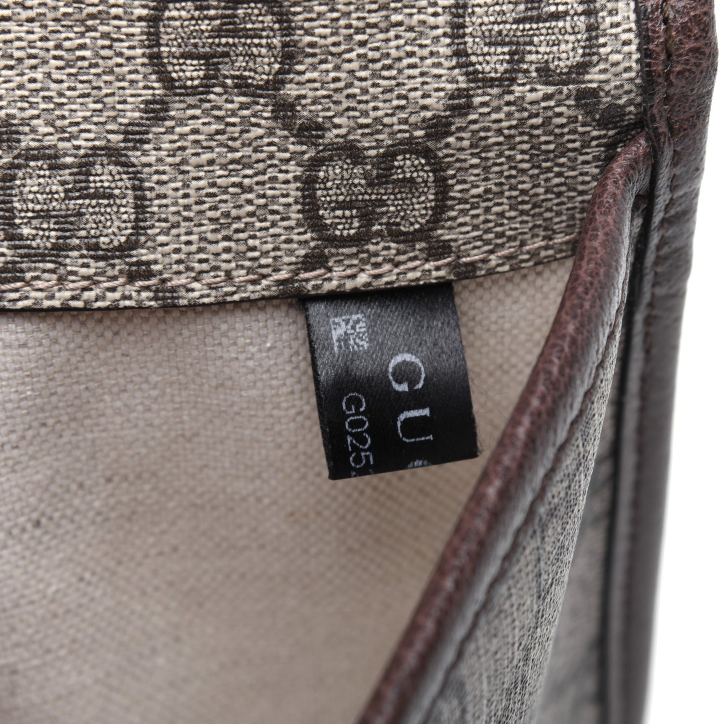 GG Supreme Monogram Neo Vintage Web Belt Bag Brown