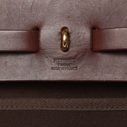 Hermes Vache Hunter Vibrato Herbag PM Havane 8 of 18