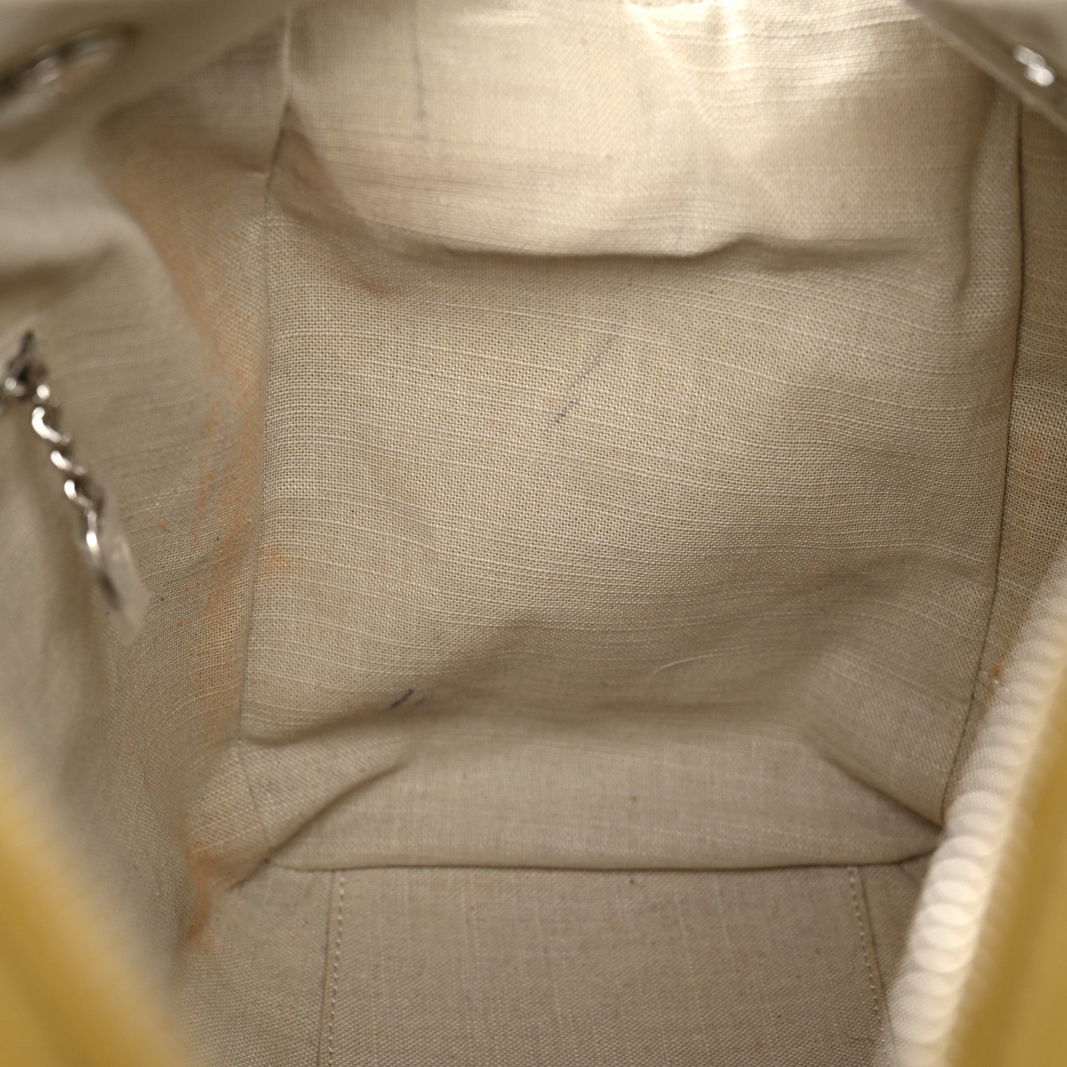 Chanel Mixed Fibers Large Deauville Bowling Bag Green 11 of 11