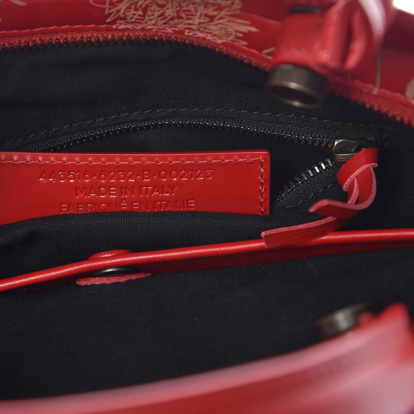 Calfskin Love Perforated Blackout Hardware S City Rouge Profond