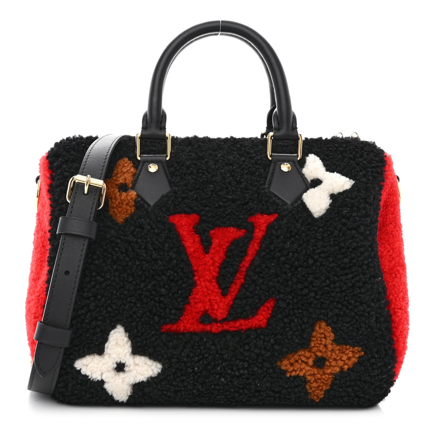 Monogram Teddy Speedy Bandouliere 25 Red