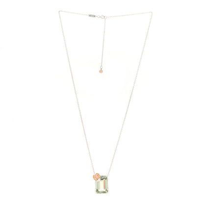 Tiffany Sterling Silver 18K Rose Gold Prasiolite Return to Tiffany Love Bugs Ladybug Necklace 3 of 7