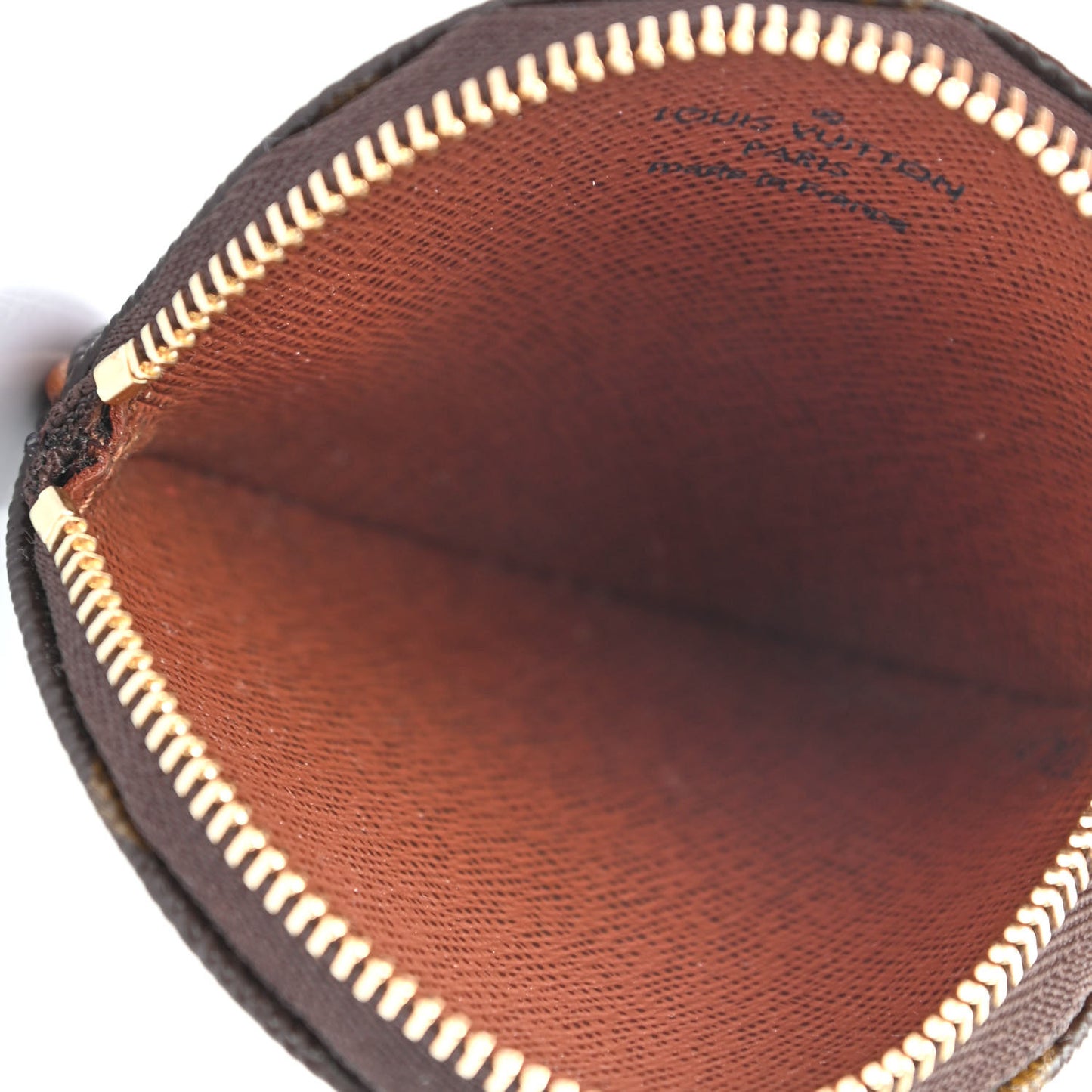Monogram Round Coin Purse
