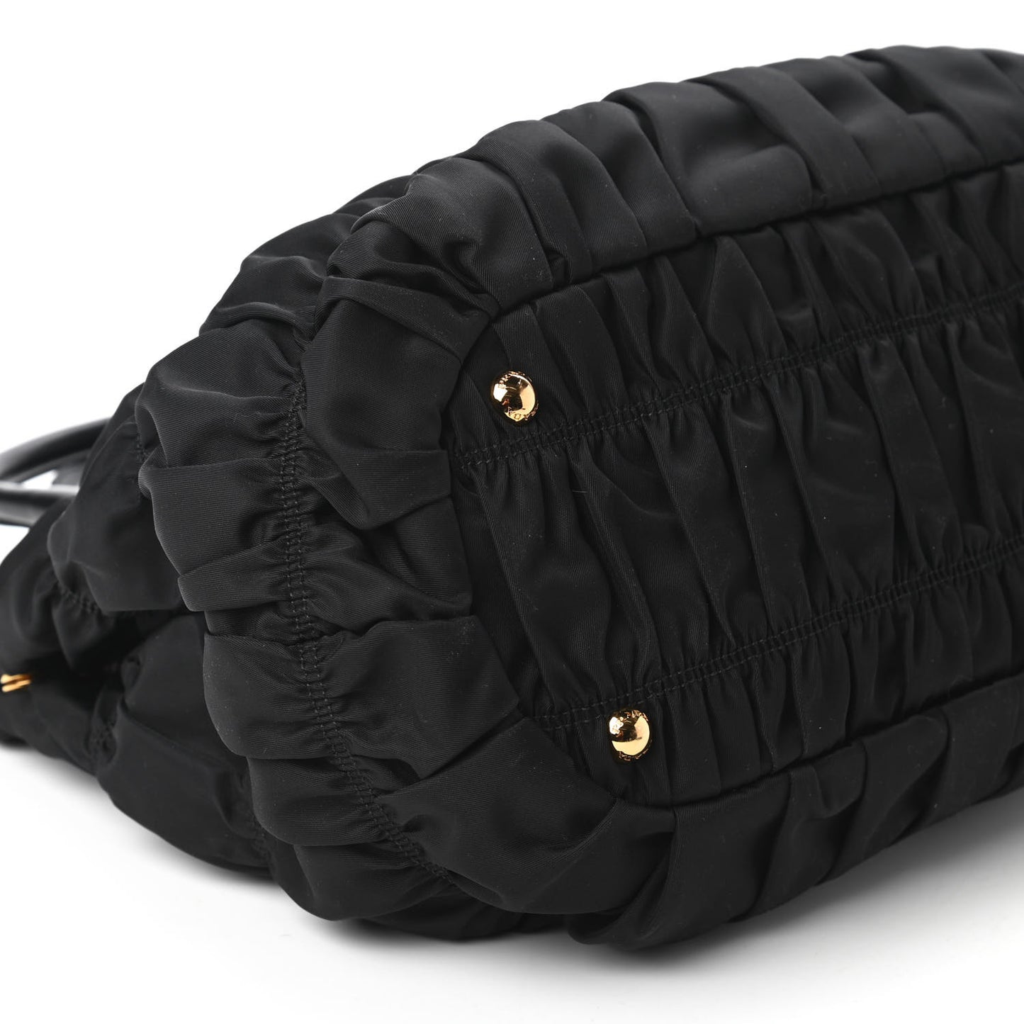 Tessuto Nylon Gaufre Tote Black