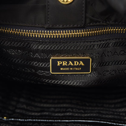 Prada Tessuto Nylon Quilted Bag Ebano 6 of 11