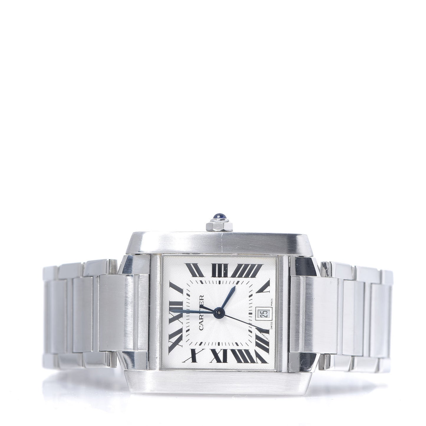 Stainless Steel 28mm Tank Francaise Automatic Watch