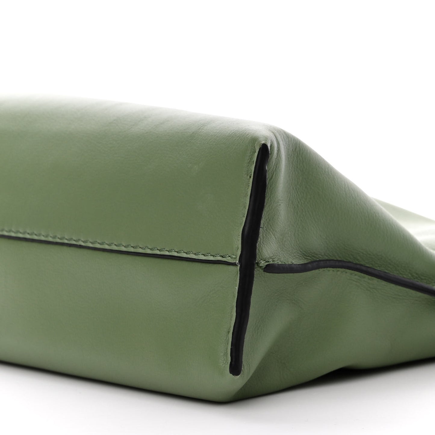 Calfskin Mini Flamenco Knot Clutch Rosemary