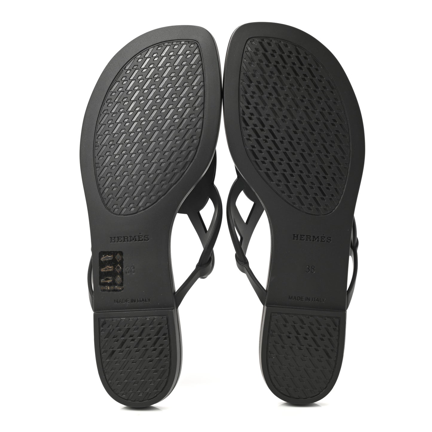 Rubber Womens Egerie Sandals 38 Black