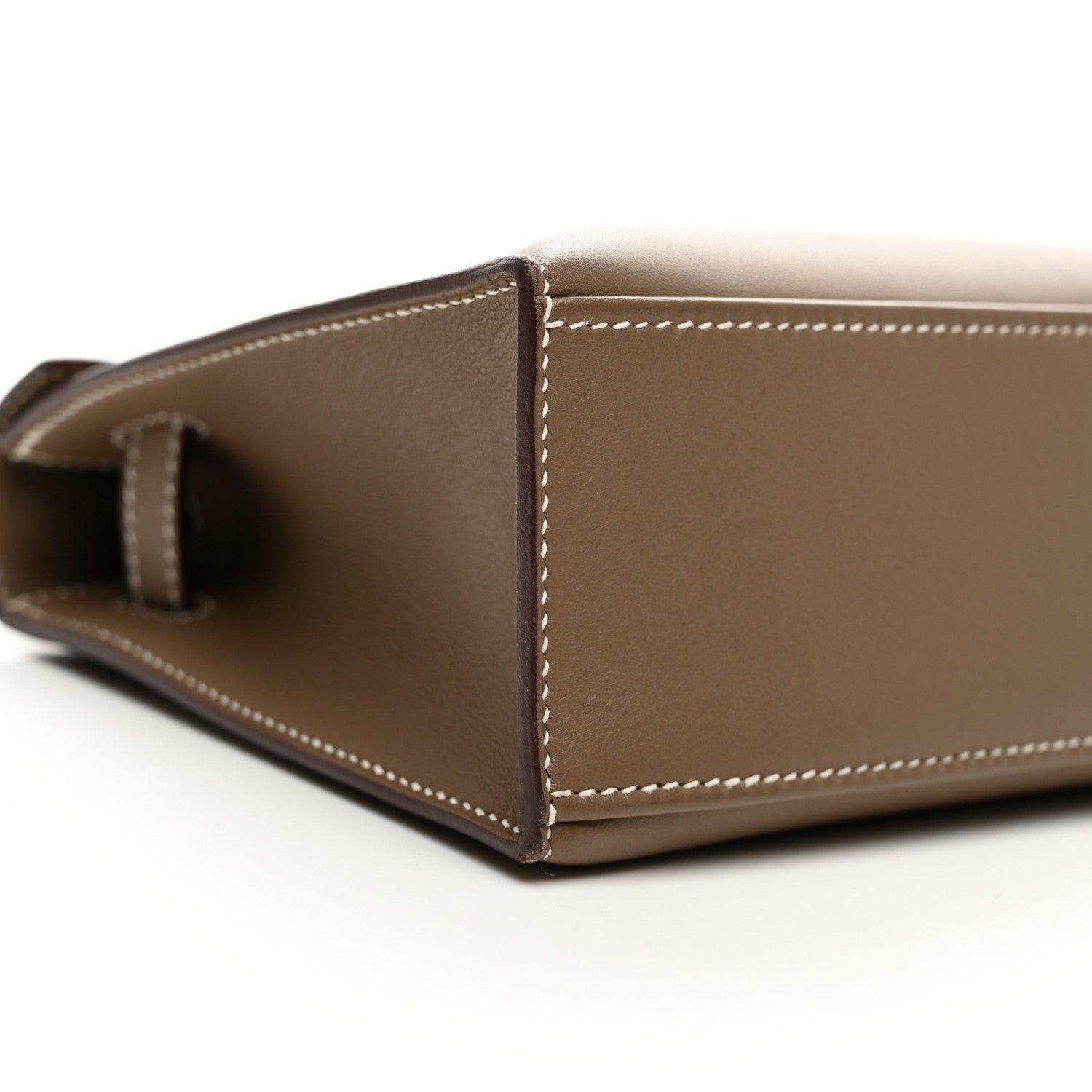 Hermes Swift Kelly Pochette Clutch Etoupe 9 of 10