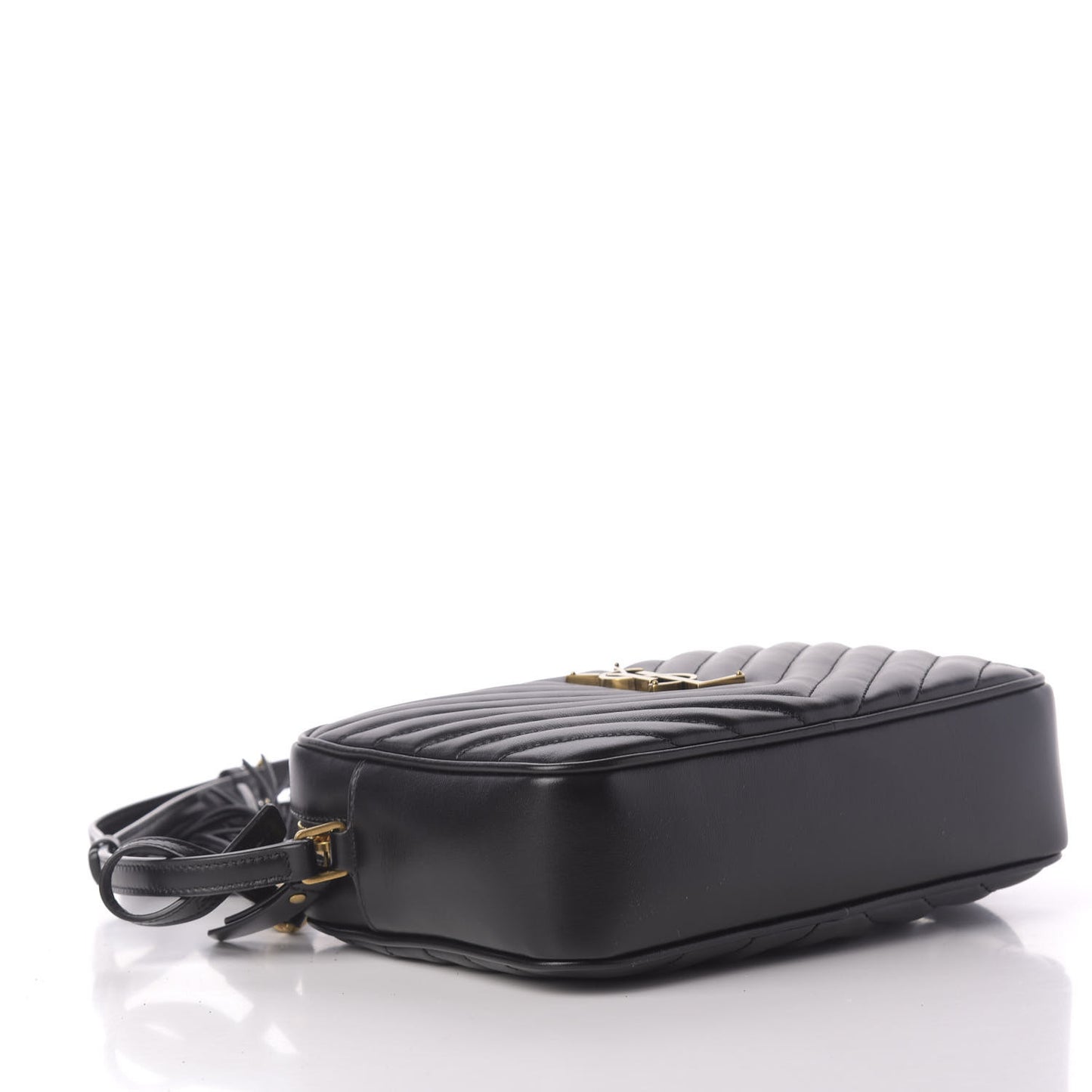 Calfskin Matelasse Monogram Lou Camera Bag Black