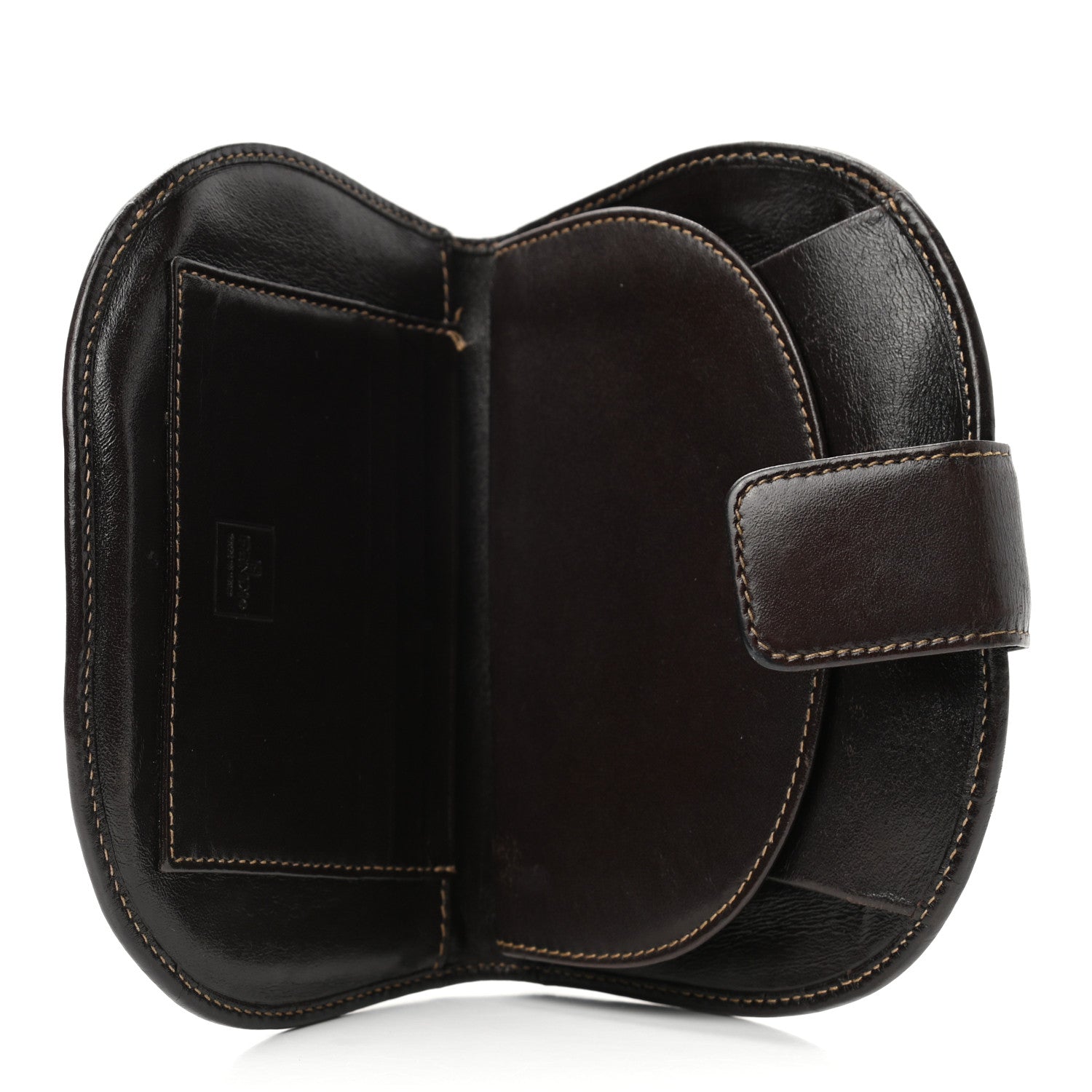 Fendi Zucca Compact Round Wallet Tobacco 5 of 7