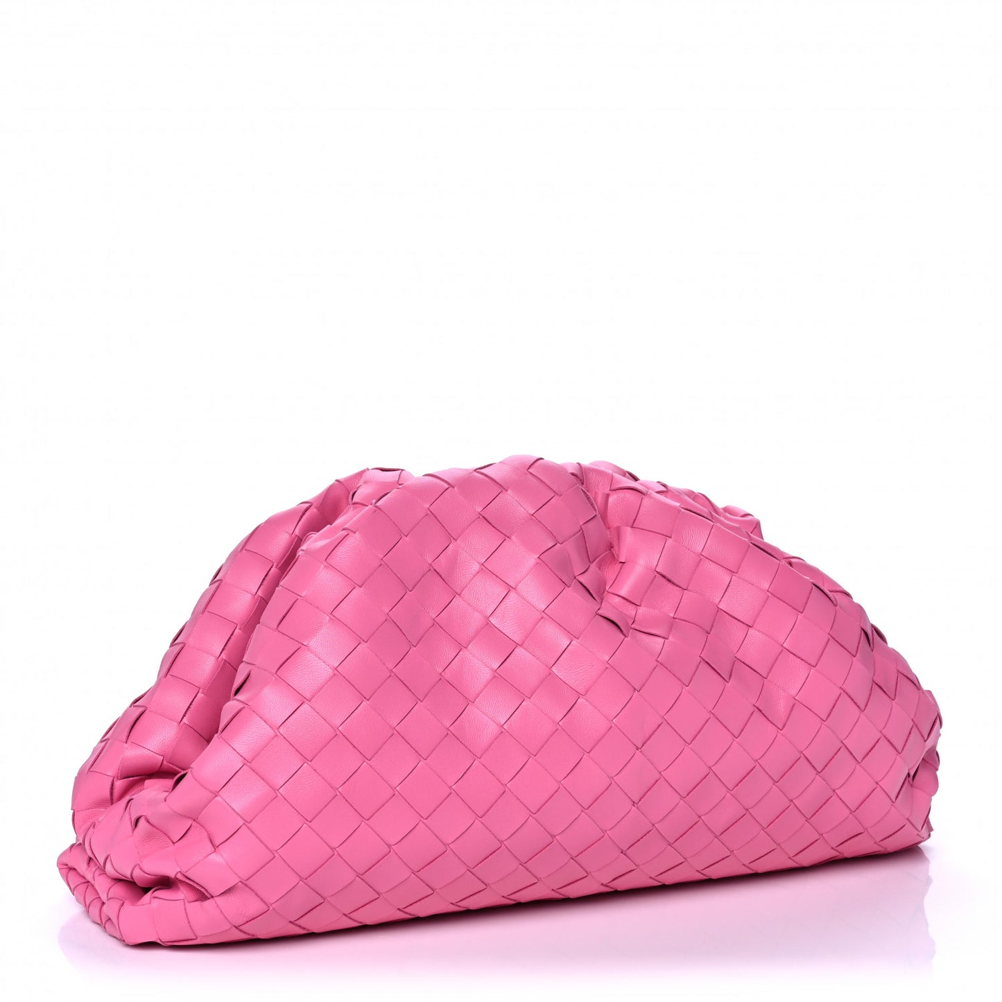 Nappa Maxi Intrecciato The Pouch Oversized Clutch Pink