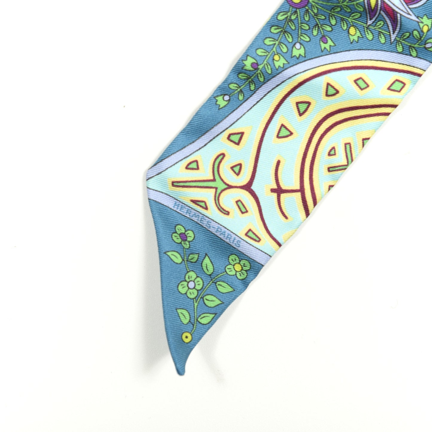 Silk L'Arbre De Vie Twilly Canard Fuchsia Vert