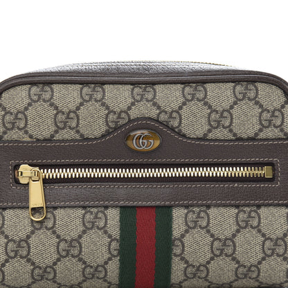 Gucci GG Supreme Monogram Web Small Ophidia Belt Bag 85 34 Dark Brown 12 of 13