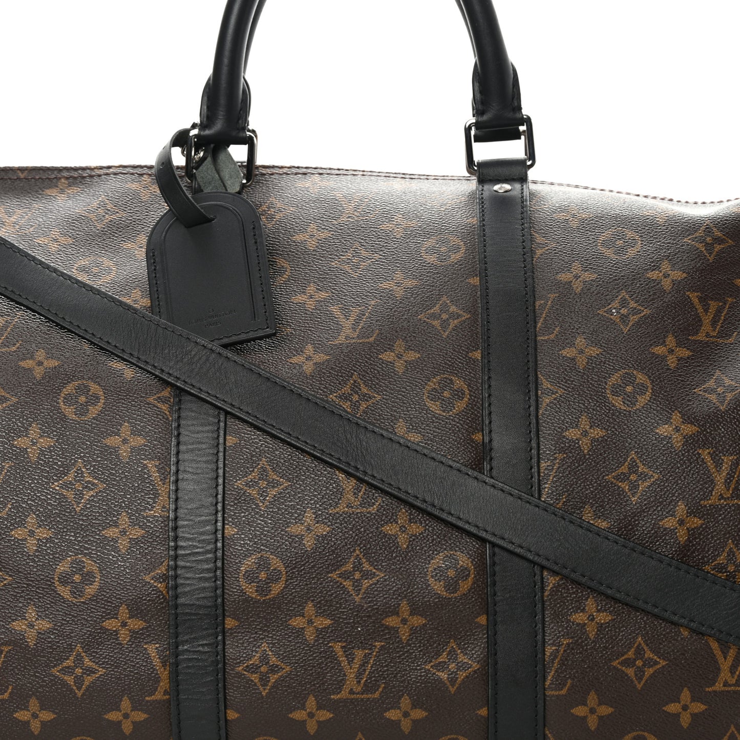 Monogram Macassar Keepall Bandouliere 55