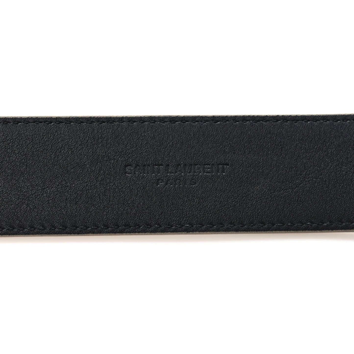 Smooth Calfskin Monogram Square Buckle Belt 75 30 Dark Beige