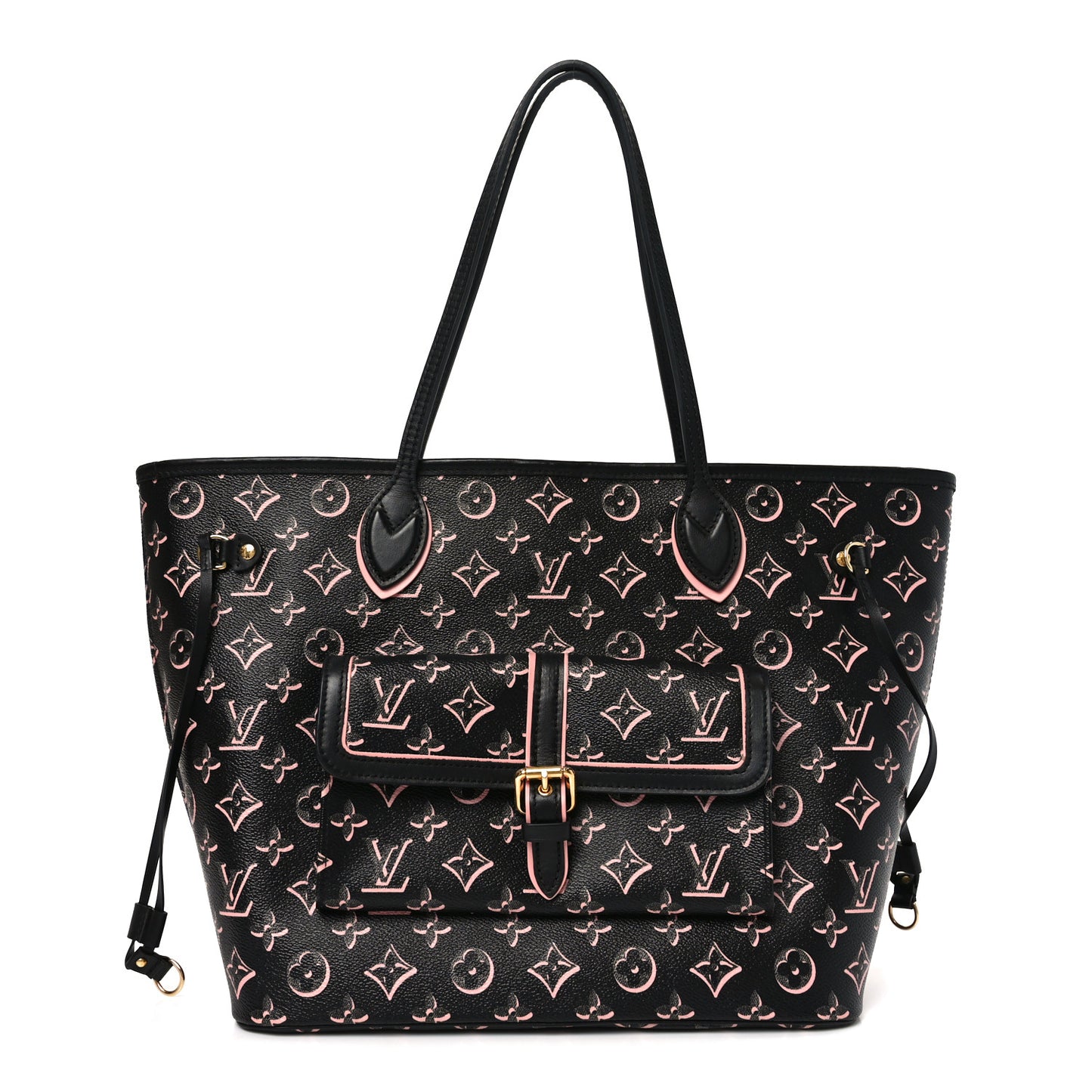 Monogram Fall For You Neverfull MM Black