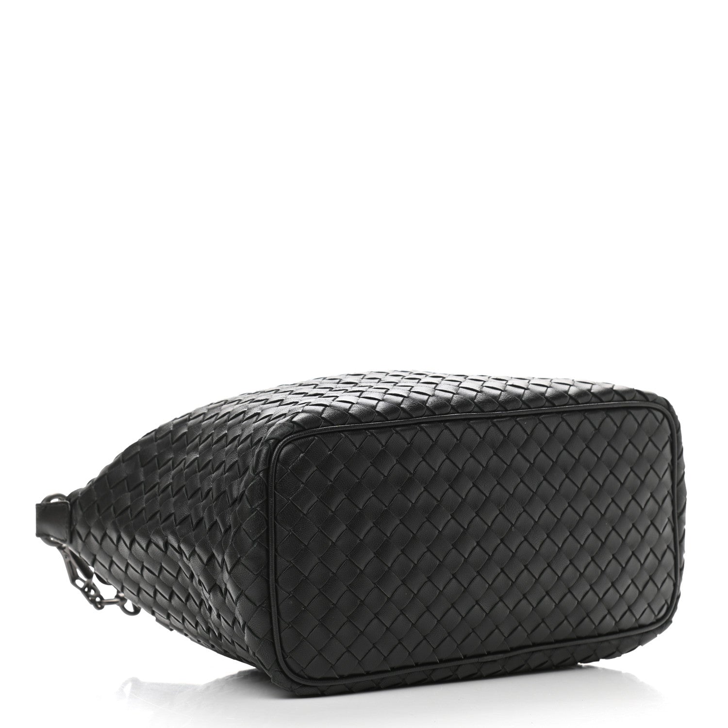 Bottega Veneta Nappa Intrecciato Small Shoulder Bag Black 4 of 10