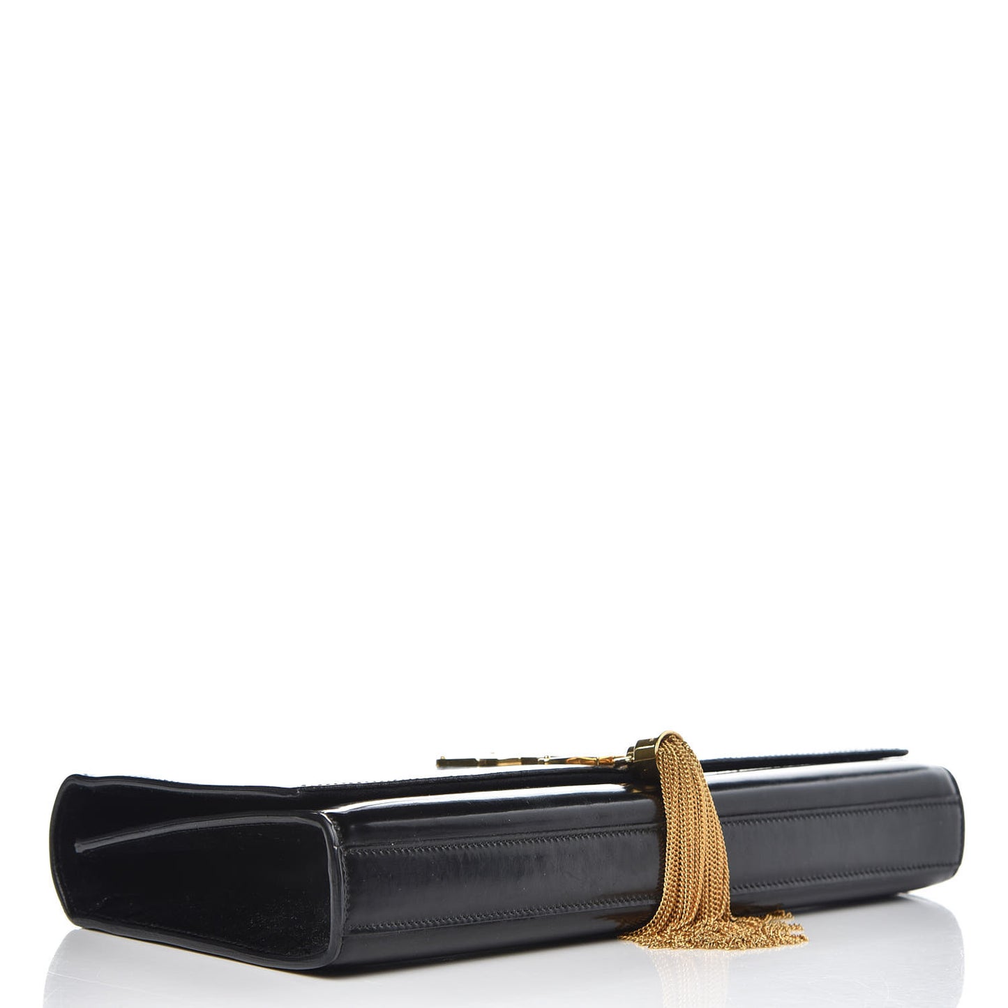 Patent Cassandre Tassel Clutch Black