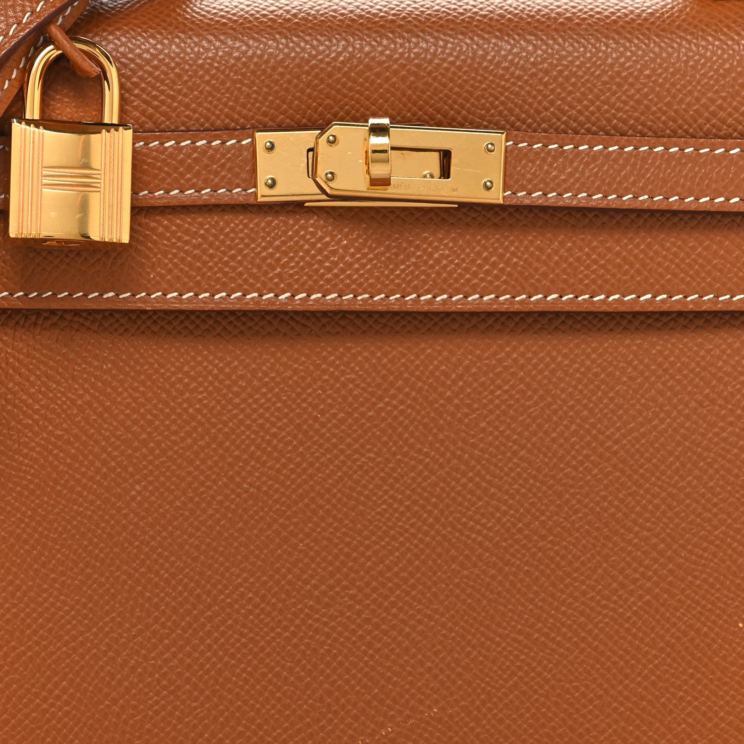 Hermes Epsom Kelly Sellier 25 Gold 8 of 14