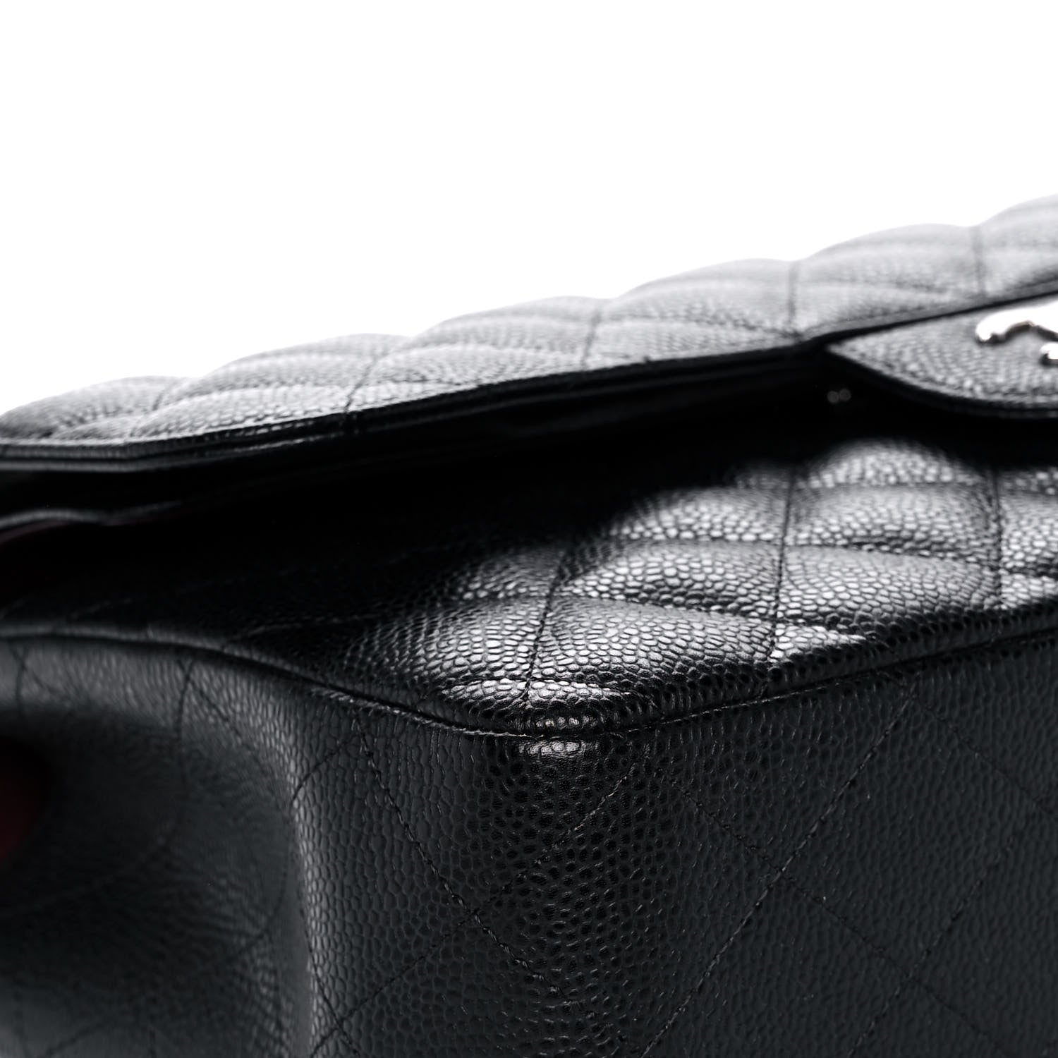 Chanel Caviar Quilted Jumbo Double Flap Black 5 of 12