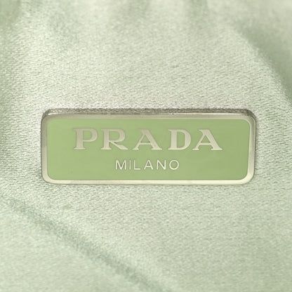 Prada Satin Crystal Re-Edition 2005 Shoulder Bag Acqua 6 of 9