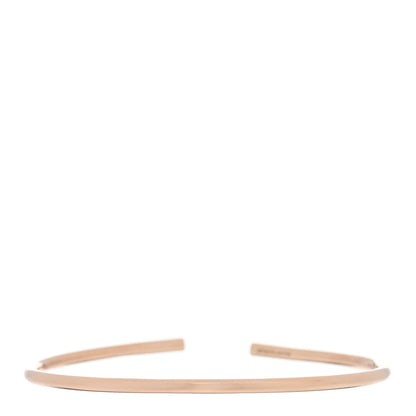 Tiffany 18K Rose Gold Diamond Metro Wire Bracelet 2 of 3