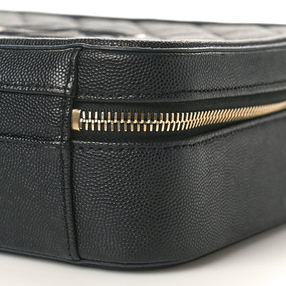 Chanel Caviar Quilted Medium CC Filigree Vanity Case Black 10 of 10