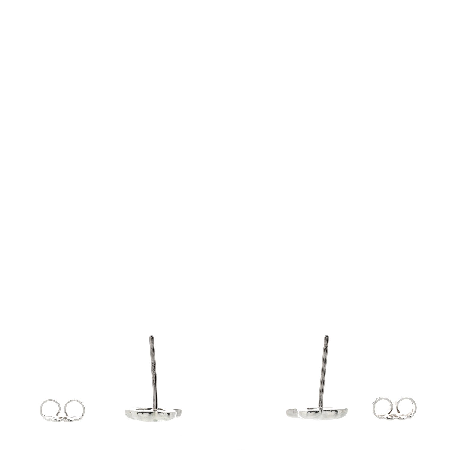 Tiffany Sterling Silver Paloma Picasso Loving Heart Earrings 3 of 5