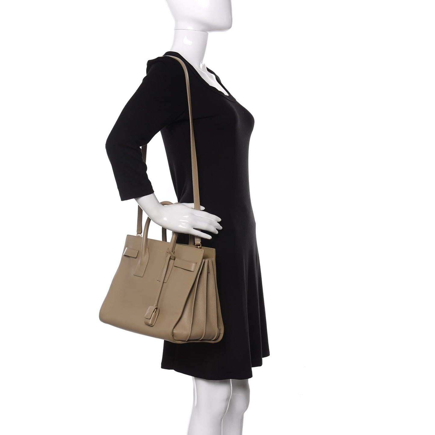 Calfskin Small Sac De Jour Beige